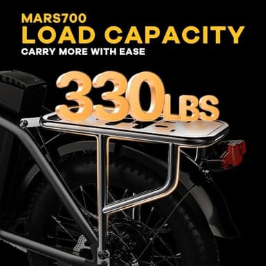 1000W Folding Electric Bike, 48V 20.8AH Large Removable Battery E-Bike, 30+MPH, 80 Miles Max Range, 20" Fat Tire Electric Bike for Adults, Adult Electric Bicycles Commute E-Bikes For Women/Men - Image 6