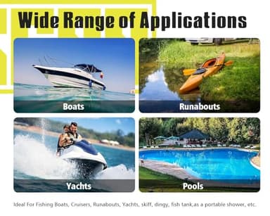 6699 Submersible Boat Bilge Pump 12V DC with 3.3ft Power Cord 11000 GPH High Flow for Marine Yacht Kayak Canoe and Small Boats Efficient Water Removal System with Durable Design and Easy Installation - Image 7