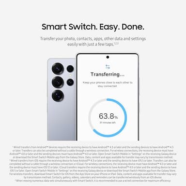 SAMSUNG Galaxy S25+ Cell Phone, 256GB Smartphone, Unlocked Android, AI Night Mode Camera, Snapdragon 8 Elite Fast Processor, ProScaler Display, 4900mAh Battery, 2025, US 1 Yr Warranty, Mint - Image 8