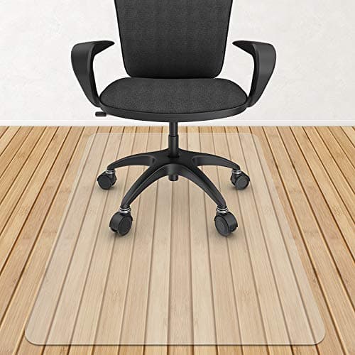 Azadx Chair Mat for Hardwood Floor 36" x 48" Office Chair Mat for Hardwood Floors 2mm PVC Slip Resistant Heavy Duty Floor Protector Computer&Desk Chair Mats for Rolling Chairs - Image 1