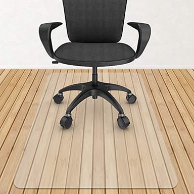 Azadx Chair Mat for Hardwood Floor 36" x 48" Office Chair Mat for Hardwood Floors 2mm PVC Slip Resistant Heavy Duty Floor Protector Computer&Desk Chair Mats for Rolling Chairs - Image 1
