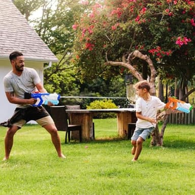 RONSTONE Water Gun for Kids Adults - 3 Pack 400CC Squirt Super Water Guns Soaker Blaster Long Shooting Range Toys for Swimming Pool Beach Water Fighting Party - Image 5