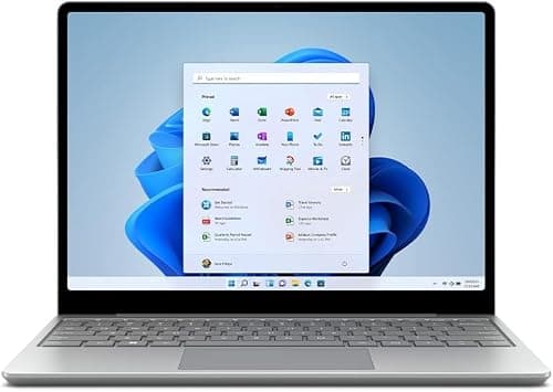 Microsoft Surface Laptop Go 12.4" Laptop, 16GB RAM, 256GB SSD, Platinum (Renewed) | Touchscreen, Intel Core i5-1035G1 - Image 1