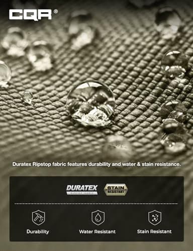 CQR Men's Tactical Pants, Water Resistant Ripstop Cargo Pants, Lightweight EDC Work Hiking Pants, Outdoor Apparel, Raider Soil Green, 36W x 32L - Image 8