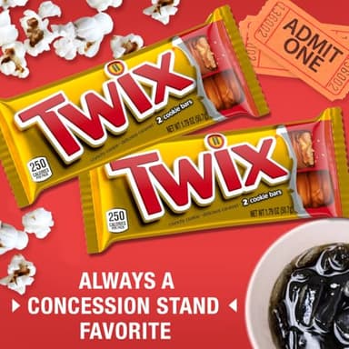 TWIX Bulk Chocolate Candy Individually Wrapped, Full Size, Caramel Chocolate Cookie Candy Bar, Perfect for Snacks, Parites, Goodie Bags, Holidays 36-Count Box - Image 8