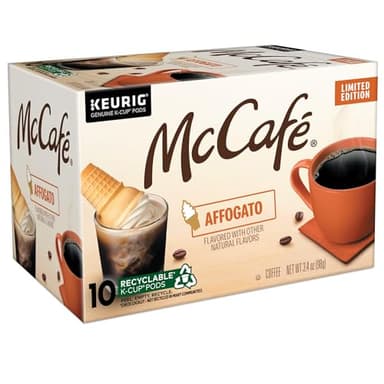 McCafe Affogato, Single Serve Keurig K-Cup Pods, Flavored Coffee, Limited Edition, 60-Count Box (6 Packs of 10) - Image 13