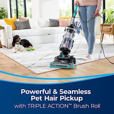 BISSELL CleanView Swivel Pet Reach Full-Size Vacuum Cleaner, with Quick Release Wand, & Swivel Steering, 3198A, Color May Vary - Image 2