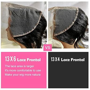 14 Inch 13x6 Lace Frontal Body Wave HD Transparent Frontal Ear to Ear 13x6 Lace Frontal Closure With Baby Hair Free Part 100% Virgin Human Hair Closure Natural Hairline 150% Density - Image 4