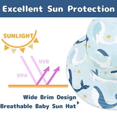 Toddler Sun Hat Toddler Hats Boys Age 2-4 Toddler Beach Hat Toddler Summer Hat Toddler Swim Hat Toddler Girl Sun Hat - Image 5