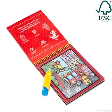 Melissa & Doug On The Go Water Wow! Mess Free Coloring Book, Reusable Water-Reveal Activity Pad, Vehicles, Travel Toys, Party Favors, for Toddlers & Kids Ages 3+ - FSC Certified - Image 6