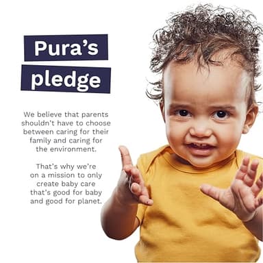 Pura Hypoallergenic Diaper Pants Size 6 (33+ lbs) Overnight, up to 12 Hours Leak Protection, Suitable for Sensitive Skin, Totally Chlorine Free, Soft Organic Cotton, 3 Packs of 17 (51 Pull Up Pants) - Image 9