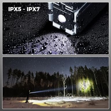 Clemas Telescopic Camping Lights Rechargeable 14000 mAh Led Multifunction Magnetic Lanterns Job Site Lighting Cordless Dimmable Camping Tent Lamp Portable Power Supply 6000LM IPX5 Waterproof - Image 6