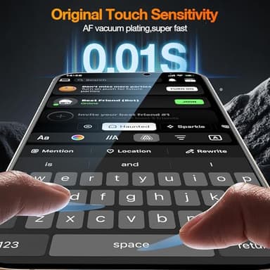 YMHML 3 Pack for iPhone 17 Pro Max Privacy Screen Protector Tempered Glass + 1 Set Camera Lens Protector, 25°Anti Spy, [Top 9H+ Military Grade Shatterproof] [Bubble Free, Auto-Dust Removal] - Image 6