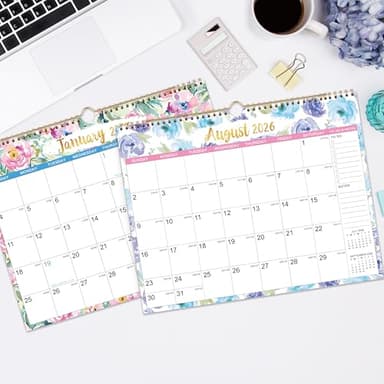 2026 Wall Calendar - January 2026 - December 2026, Calendar 2026, 14.7" x 11.5", 12 Months 2026 Calendar, Spiral Bound, Thick Paper - Image 2