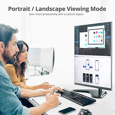 SIIG Height Adjustable Single Monitor Desk Stand for 13" to 32" - Image 5