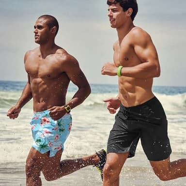 COOFANDY Mens Bathing Suit with Mesh Liner Summer Swim Trunks Big and Tall Swimsuit Trunks Quick Dry Swimwear M - Image 3