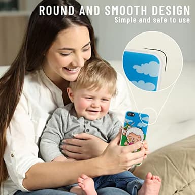 Wolmund Toy Learning Play Cell Phone with 8 Functions and Dazzling Lights Interactive Toy for Toddler Baby Kids Boys Girls - Image 5