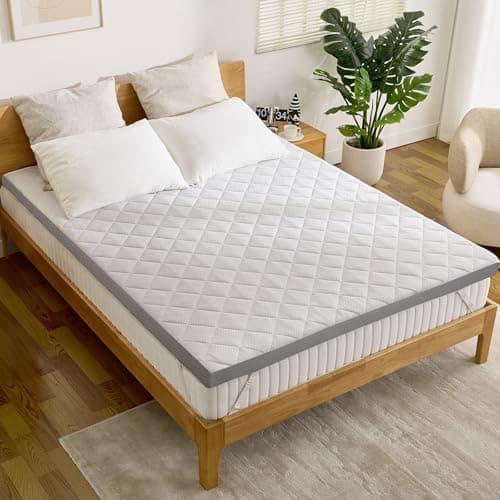 Extra Firm Mattress Topper Twin XL Size 3 Inch, Pain Relieving Foam Bed Topper for Extra Support, High-Density Foam Mattress Pad with Removable Cover, No Smell, CertiPUR-US Certified, 80" x 38" - Image 1