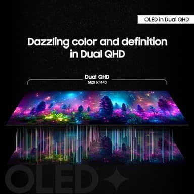 Samsung 49" Odyssey OLED G9 (G91SD) Dual QHD QD-OLED G-Sync Compatible Curved Gaming Monitor, 144Hz, 0.03ms, AMD FreeSync Premium Pro, Ergonomic Stand, 3 Year Warranty, LS49DG910SNXZA, 2024 - Image 4