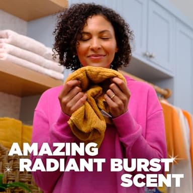 ARM & HAMMER™ Deep Clean Odor Formula Laundry Detergent Power Paks, Laundry Odor Remover, Radiant Burst Scent, 44 Count, 44 Loads - Image 6