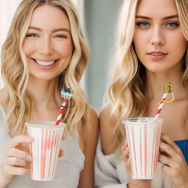 Wanrive Stanley Straw Cover 8 Pack:10MM Silicone Straw Toppers for Stanley Cup and Water Bottle,Cute Accessories with Storage Box,Reusable Straw Tips Lids, C1 - Image 7