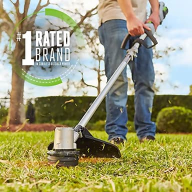 EGO POWER+ String Trimmer, Battery Powered, 15" Trimmer for Weeds and Grass with Rapid Reload, Split Shaft, Includes 56V 2.5Ah Battery and Charger - ST1502SA - Image 2