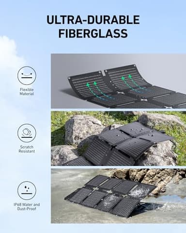 Anker SOLIX C300 DC Power Bank Station and 60W Solar Panel, 288Wh Portable Power Station, LiFePO4 Battery, 300W Solar Generator, for Outdoor, Camping, Traveling, and Emergencies - Image 7