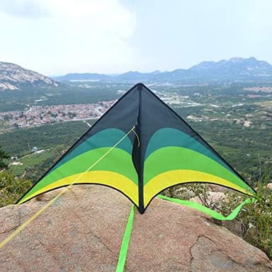Mint's Colorful Life Delta Kite for Kids & Adults, Extremely Easy to Fly Kite, Best Kites for Beginner - Image 4