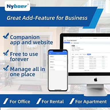 Keyless Fingerprint Smart Door Lock and Handle - Keypad Entry, Electronic Passcode for Front Door - Image 8