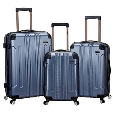 Rockland London Hardside Spinner Wheel Luggage, Blue, 3-Piece Set (20/24/28) - Image 1