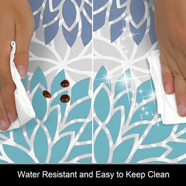 HEBE Anti Fatigue Kitchen Rug Sets 2 Piece Non Slip Kitchen Mats for Floor Cushioned Kitchen Rugs and Mats Waterproof Comfort Standing Mat Runner for Kitchen,Home Office,Sink,Laundry - Image 6