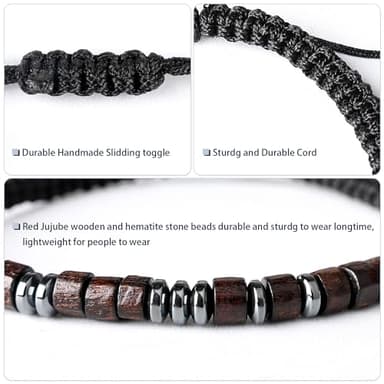 VOHIVI Teens Boys Gift Ideas: Morse Code 'I LOVE YOU' Bracelet for Son - Adjustable, Handmade Christmas Stocking Stuffers, Valentines, Easter Basket, Graduation Gifts - Image 6