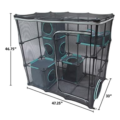 Kitty City Outdoor Catio Furniture and Play Kits for Cats, Outdoor Mega Kit - Image 7