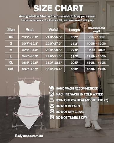MANGOPOP Tank Top Body Suits Women Sexy Crew Neck Racerback Halter Ribbed Sleeveless Bodysuit for Women - Image 6