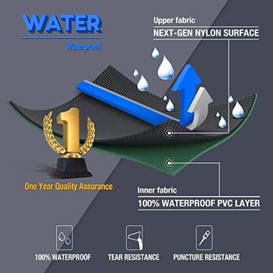 FISHINGSIR Fishing Waders for Men with Boots Womens Chest Waders 2-Ply Nylon/PVC Waterproof for Hunting with Boot Hanger - Image 4