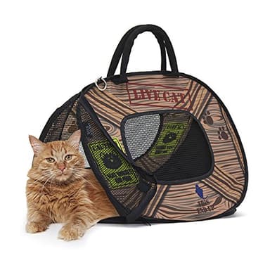 SportPet Designs Pop Open Cat Carrier (Pattern) - Image 1