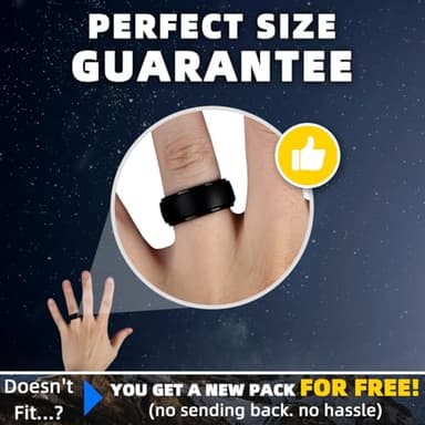 Egnaro Men's Silicone Rings 10mm Wide 2.5mm Thick Rubber Wedding Bands, Multipack 1/4/7 Breathable Comfort Fit For Workout - Image 6