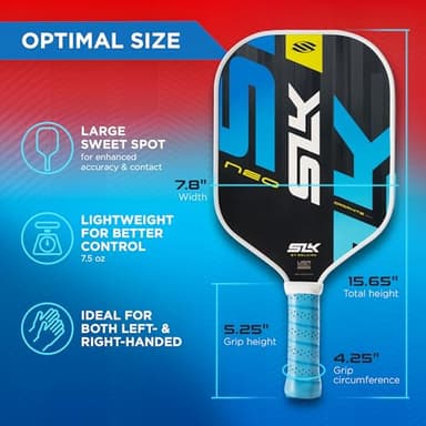 Selkirk Sport SLK Neo Graphite Pickleball Paddle Set of 2 | Designed in The USA | Graphite Paddles for Superior Power | Pickleball Starter Set | Red & Blue - Image 4
