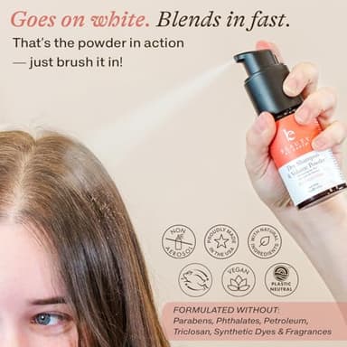 Beauty by Earth Non Aerosol Dry Shampoo Powder - Volumizing Non Toxic with Biotion, Oil-Absorbing Natural Ingredients, Made in USA - Image 5
