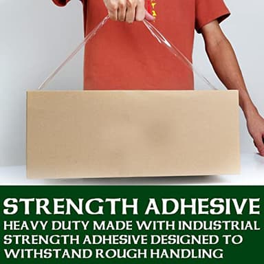 HERKKA Clear Packing Tape, 36 Rolls Heavy Duty Packaging Tape for Shipping Packaging Moving Sealing, Thicker Clear Packing Tape, 1.88 inches Wide, 65 Yards Per Roll, 2340 Total Yards - Image 5