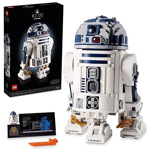 LEGO Star Wars R2-D2 Building Set - Collectible Toy for Adults, Ages 18+ - Display for Room or Office Desk - Info Plaque Included - Gift Idea for Fans - 75308 - Image 1