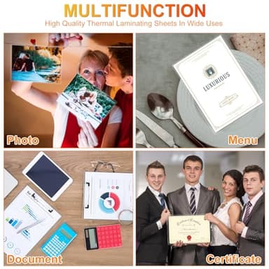 CAREGY Thermal Laminating Pouches, 300 Pack Laminating Sheets, 3 Mil, 9 x 11.5 Inches Lamination Sheet Paper for Laminator, Clear, Letter Size, Office and School Supplies - Image 9