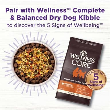 Wellness Bowl Boosters, Dog Food Topper for Small, Medium, & Large Breeds, Grain Free, Natural, Freeze Dried, Digestive Health Chicken, 4 Ounce Bag (Pack of 1) - Image 6
