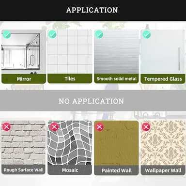 2 Pack Shower Caddy Adhesive Hooks, Waterproof Shower Adhesive Strips, No Drill Sticky Pads for Storage Shelves & Kitchen Racks, Soap Holder - Image 4