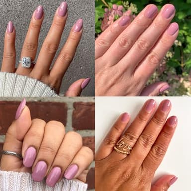 Olive & June Long Lasting Nail Polish | Plump Gel-Like Finish No Lamp Needed Lasts up to 10 days | Salon-Quality Color at Home | 15-Free, Vegan & Cruelty-Free Chip-Resistant Shine | World Lit, Mauve - Image 4