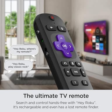 Roku Smart TV – 55-Inch Plus Series 4K QLED RokuTV with Roku Voice Remote Pro, Dolby Vision, Striking 4K Resolution, Automatic Brightness, & Seamless Streaming – Live Local News & Sports - Image 5