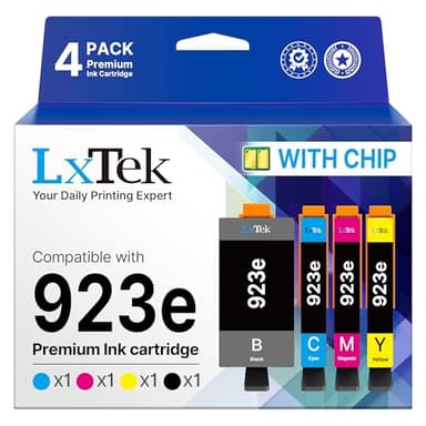 923XL 923e 923 Ink Cartridges (with Chip) Replacement for HP 923XL Ink Cartridges Combo Pack for OfficeJet Pro 8135e 8130e 8139e 8138e 8122e 8120 8124e 8125e 8130 8132e 8134e Printer, 4 Pack - Image 1