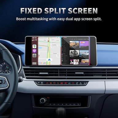 vnilrgle 4-in-1 Wireless CarPlay Adapter & Android Auto Wireless Adapter, Stream Netflix, YouTube, and More, Split-Screen & Mirroring, for Cars with OEM Wired CarPlay/Android Auto - Image 7
