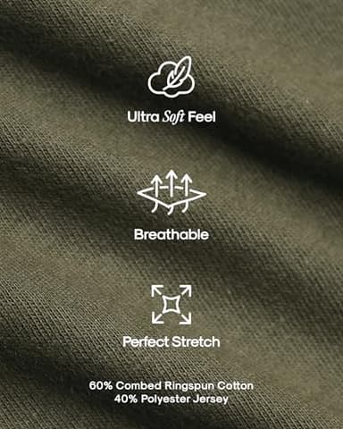 True Classic Mens T-Shirts – Short Sleeve Crew Neck T Shirts for Man, Cotton Blend Plain Novelty Men's T-Shirts, Pack of 3, Variety, XL - Image 6
