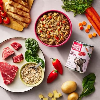 YOUR PET'S KITCHEN Wet Dog Food, Beef Recipe - 13.2 oz Cans (Pack of 6), Made in The USA with Real Beef - Image 3